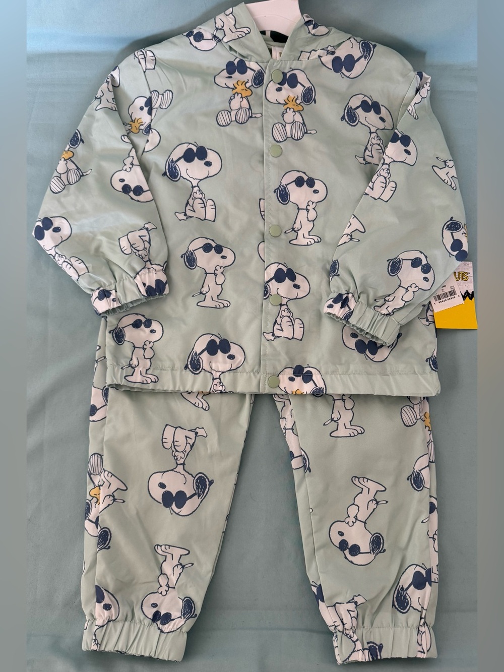 Toddler Boys' Peanuts Snoopy Rain
Windbreaker Jacket and Pant Set
